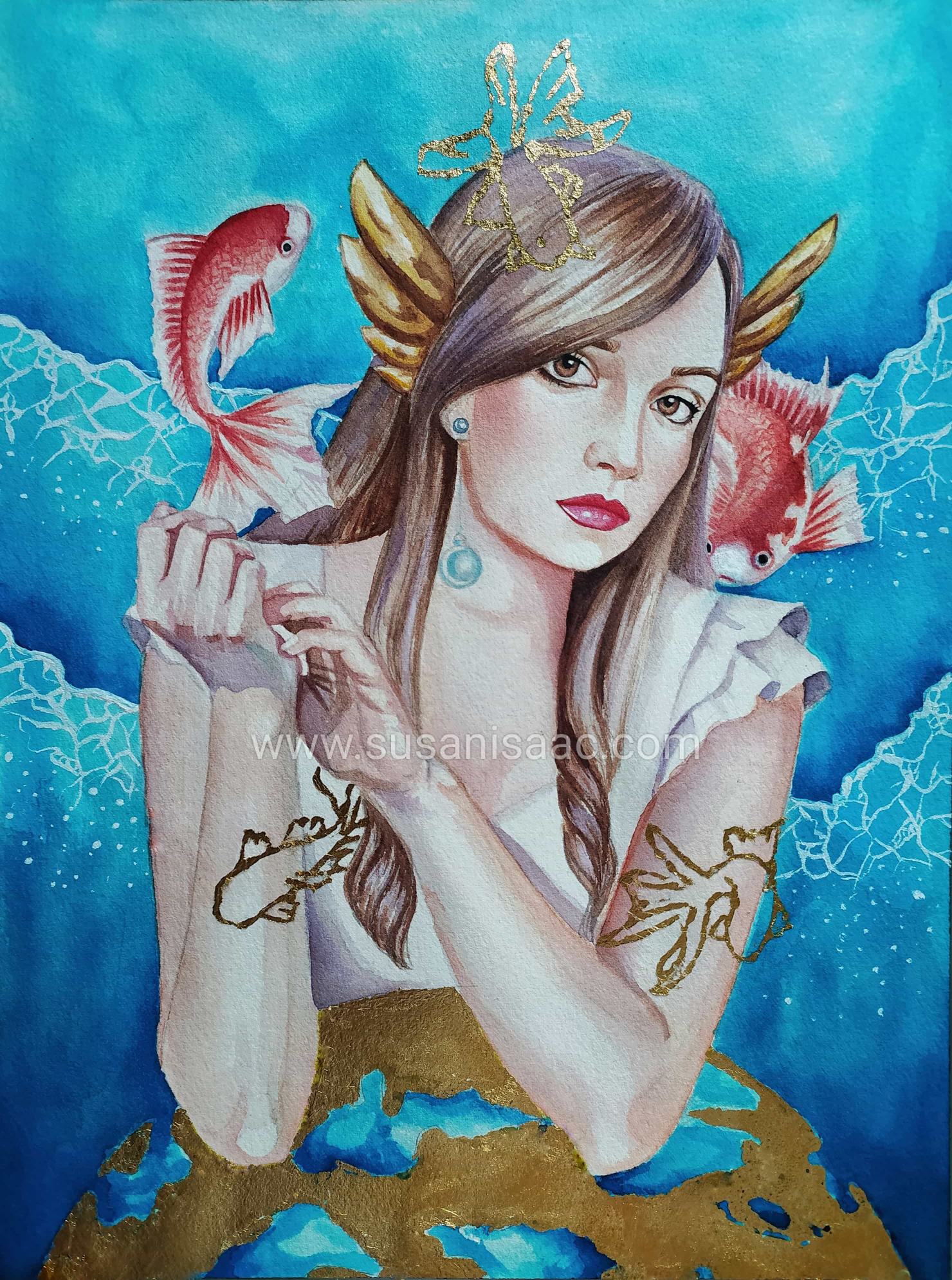 Ilustración. Fantasía. Peces