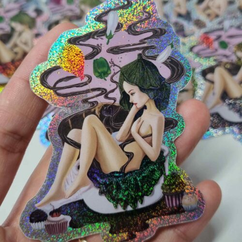 Pegatina Glitter Pixie Dust – “Soñando con un Mundo de Chocolate”